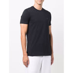 Emporio Armani T-shirts and Polos Blue - navy cotton short sleeve round neck with chest logo.