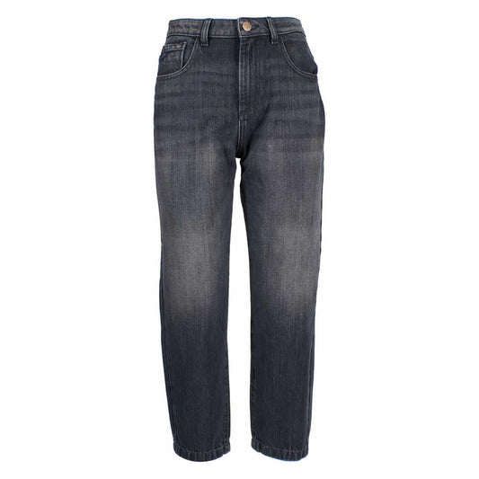 Yes Zee Black Cotton Women's High-Waisted Jean Yes Zee Dark Slate Gray