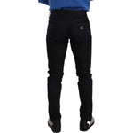 Dolce & Gabbana Blue Cotton Stretch Skinny Denim Trouser Jeans