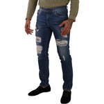 Dolce & Gabbana Blue Wash Cotton Stretch Slim Fit Denim Jeans