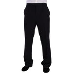 Domenico Tagliente Blue Polyester Single Breasted Formal Suit
