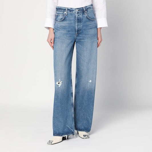 Citizens of Humanity Ayla Baggy blue ripped jeans 2053B3025/R_CITIZ-SOLAN_311