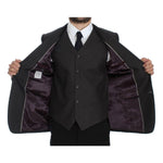 Dolce & Gabbana Gray Slim Fit Linen Blazer Jacket