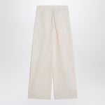MKDT Studio Wide écru trousers in cotton 25-2-089-3022CO/Q_MKDT-EC_108