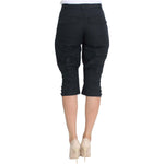 Ermanno Scervino Blue Cotton 3/4 Length Pants SIG30377-1