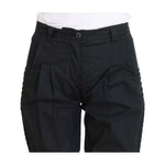 Ermanno Scervino Blue Cotton 3/4 Length Pants SIG30377-1