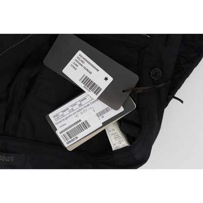 Ermanno Scervino Blue Cotton 3/4 Length Pants