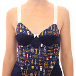 Dolce & Gabbana Blue Sailor Motive Tank Top