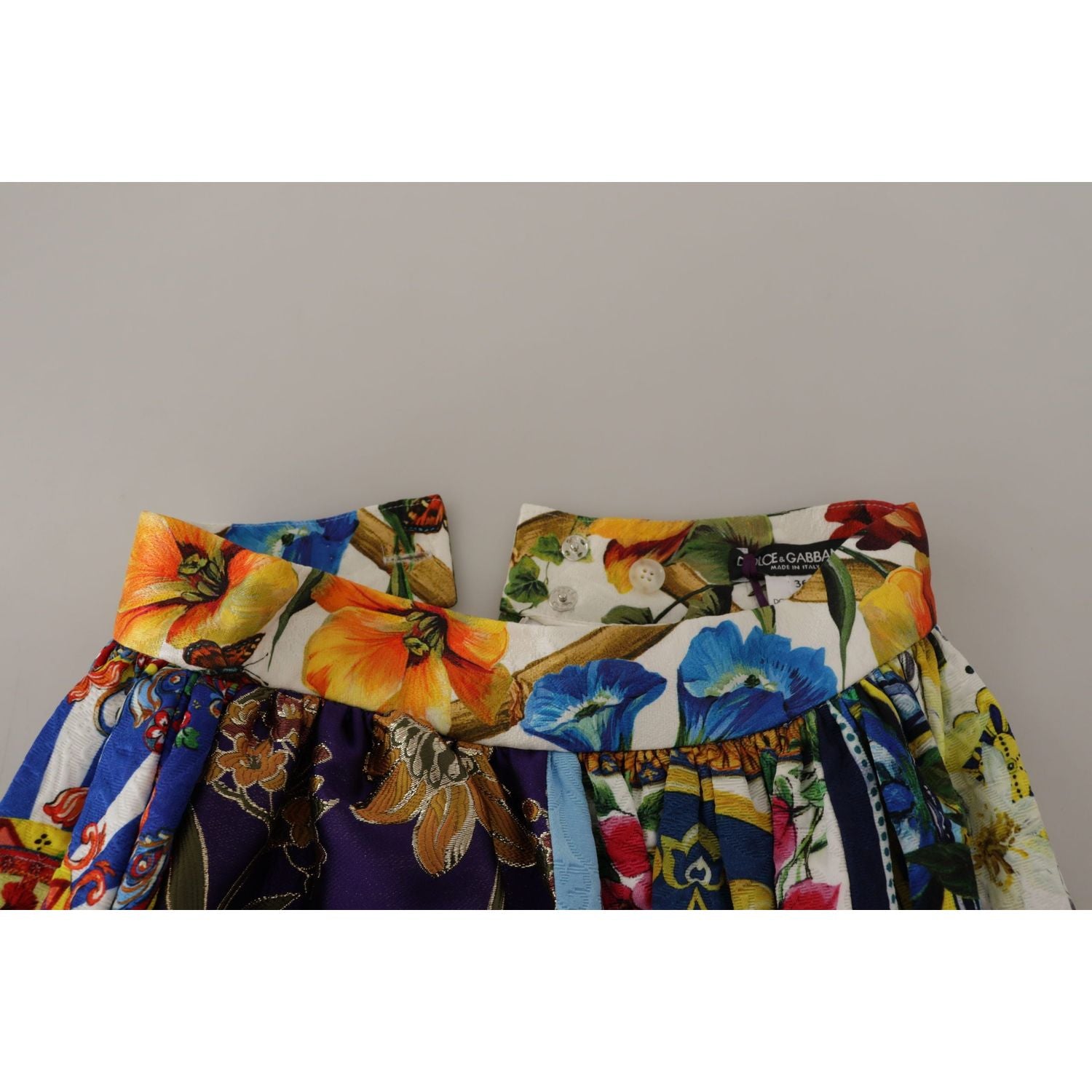 Dolce & Gabbana Multicolor Patchwork Sicily Long Maxi Skirt