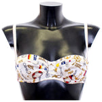 Dolce & Gabbana White Sailor Bra Panty Stretch Underwear MOM24083-2