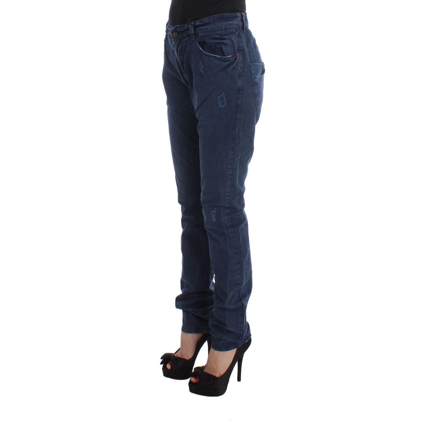 Costume National Blue Cotton Blend Denim Jeans