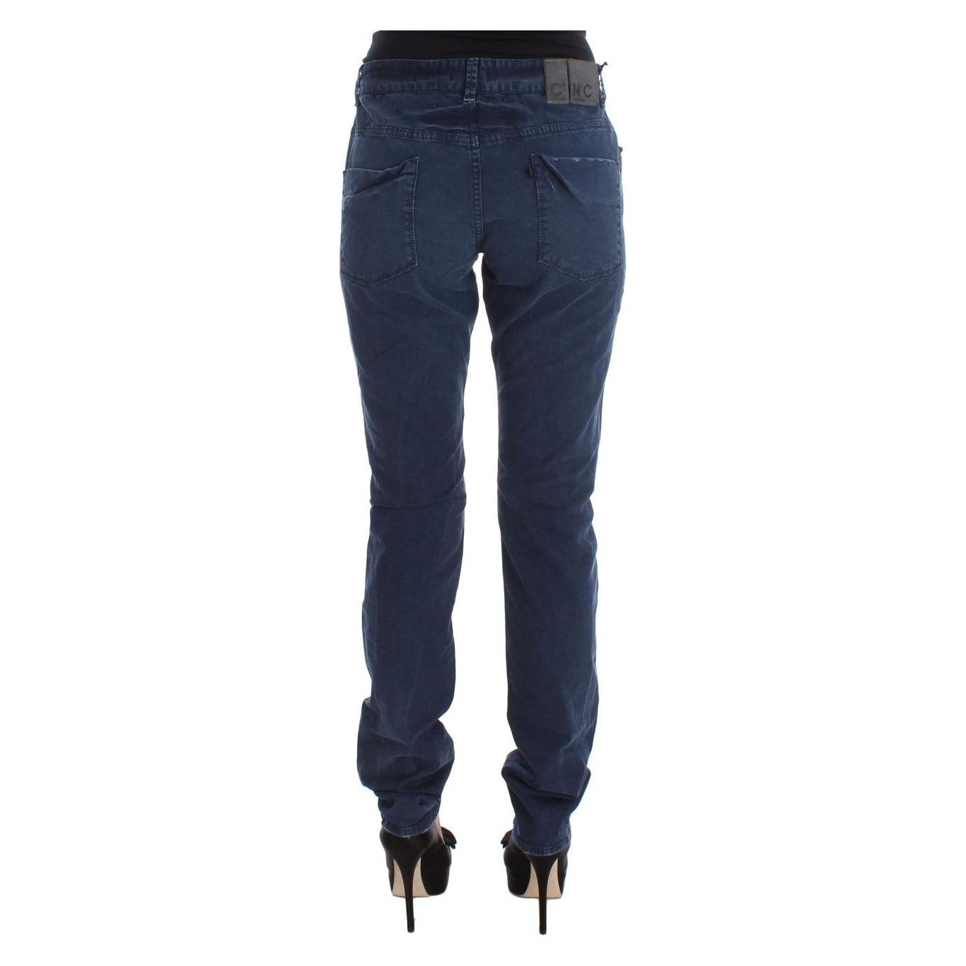 Costume National Blue Cotton Blend Denim Jeans