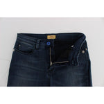 Costume National Blue Cotton Blend Slim Fit Jeans Jeans & Pants