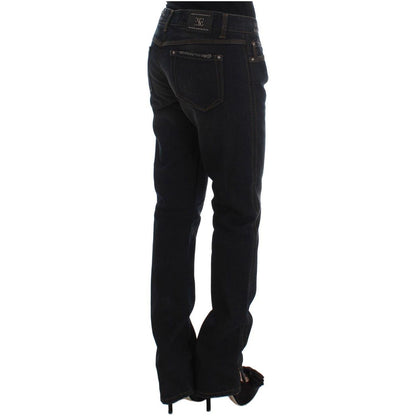 Ermanno Scervino Blue Wash Cotton Boyfriend Jeans