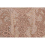 Dolce & Gabbana Pink Silk Lace Ricamo Shift Gown Dress
