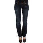 John Galliano Blue Wash Cotton Slim Fit Jeans