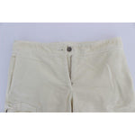 Ermanno Scervino Beige Capri Cropped Chic Pants Jeans & Pants Ermanno Scervino Gray