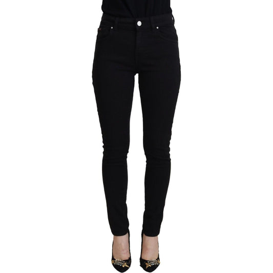 Dolce & Gabbana Elegant Black Denim Pants Dolce & Gabbana Black