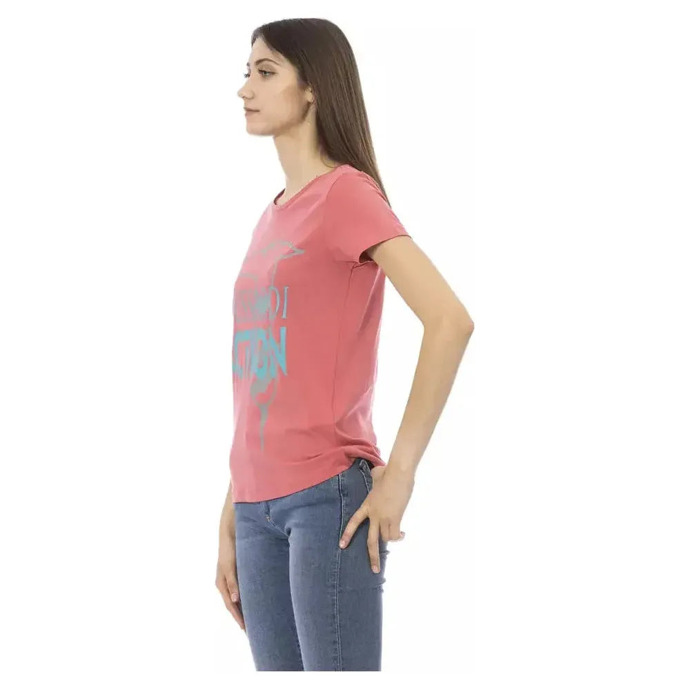 Trussardi Action Multicolor Cotton Women T-Shirt