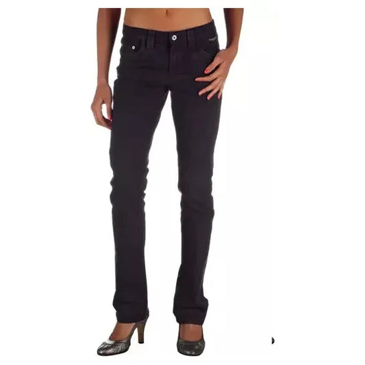 Ungaro Fever Blue Cotton Women's Pant Ungaro Fever Dark Slate Gray