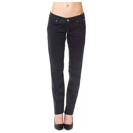 Ungaro Fever Blue Cotton Women Pant Ungaro Fever Dark Slate Gray