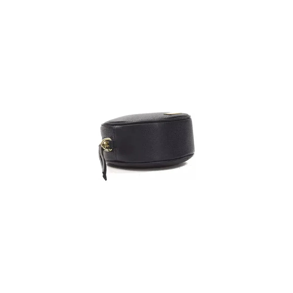 Pompei Donatella Gray Leather Women Crossbody Bag Crossbody Bag