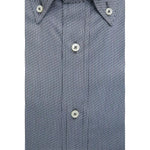 Robert Friedman Blue Cotton Men's Shirt