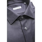 Robert Friedman Blue Cotton Men's Shirt