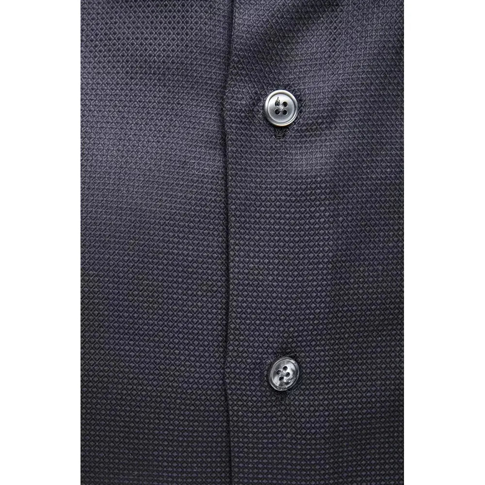 Robert Friedman Blue Cotton Men's Shirt