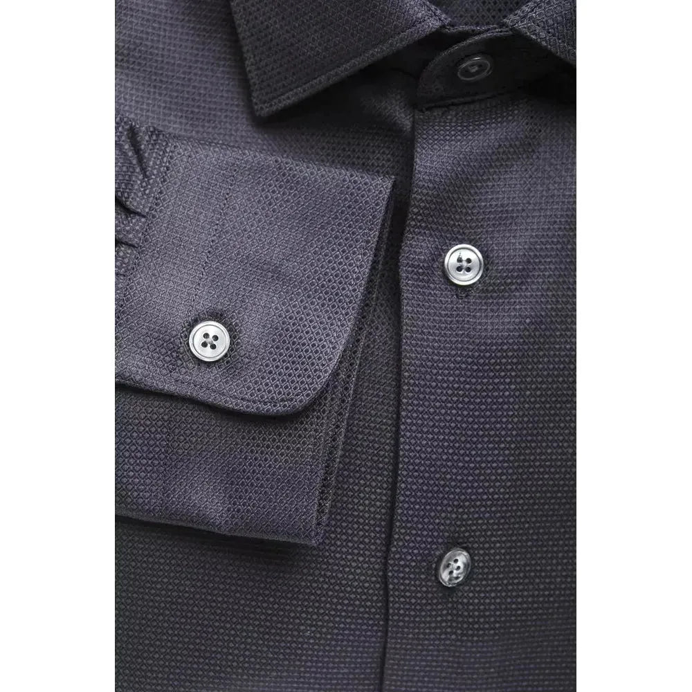 Robert Friedman Blue Cotton Men's Shirt