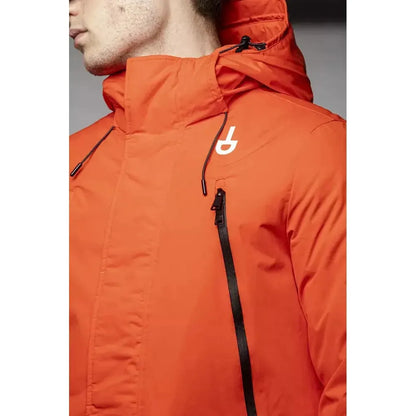 Tond Red Polyester Men's Jacket