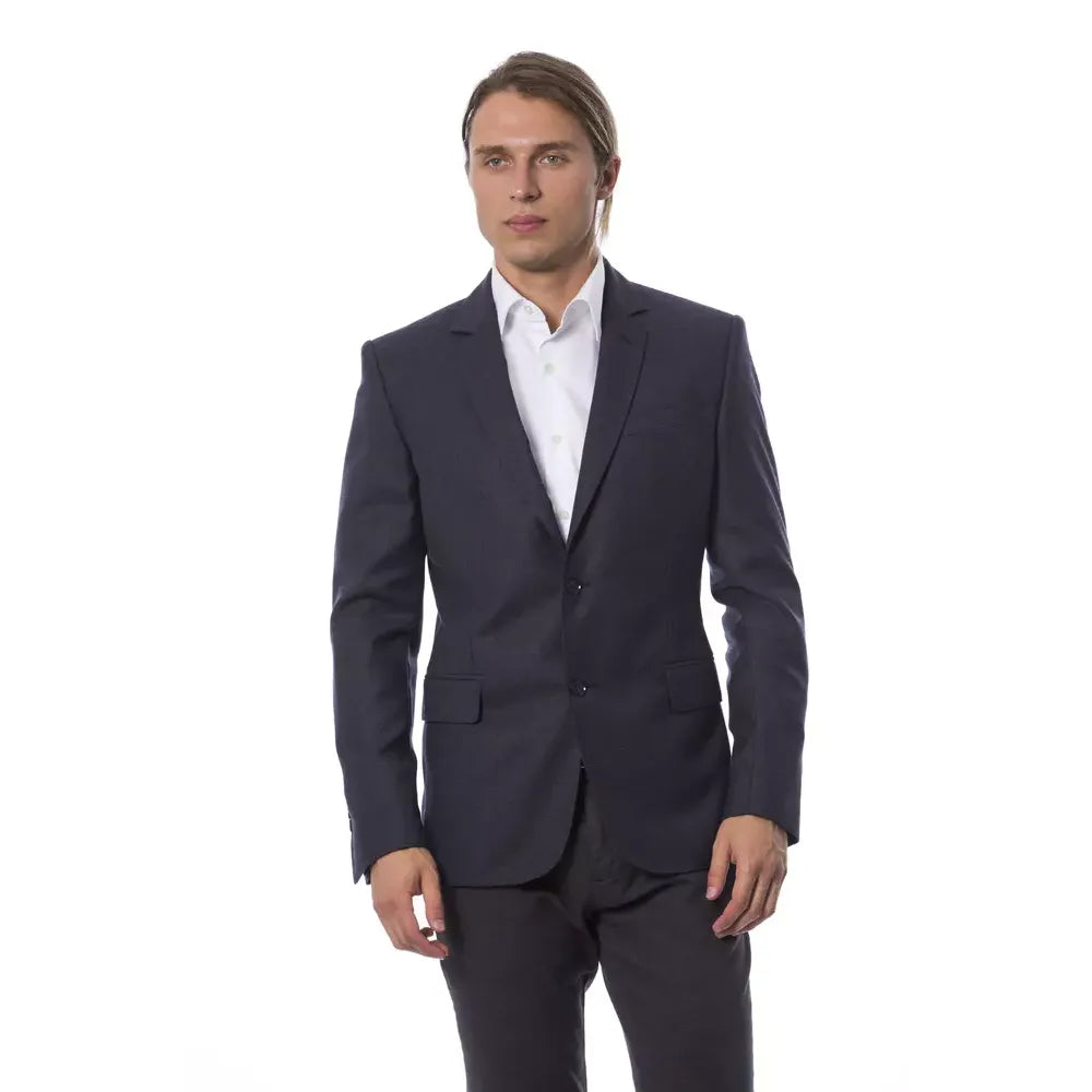 Verri Blue Virgin Wool Blazer