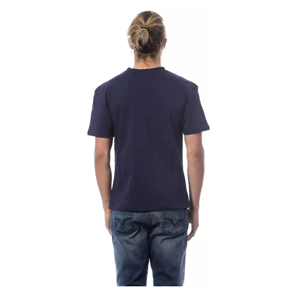 Verri Blue Cotton Men T-Shirt