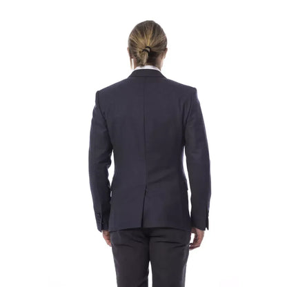 Verri Blue Virgin Wool Blazer