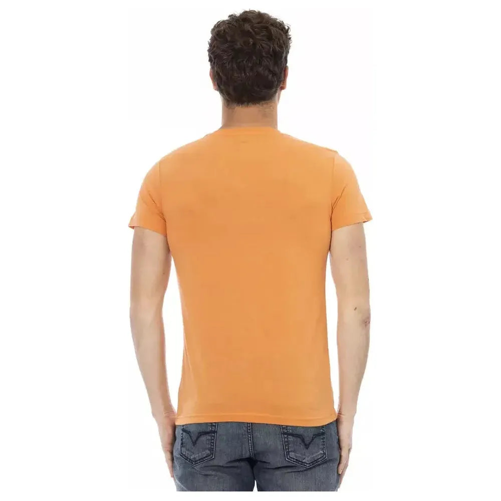 Trussardi Action Orange Cotton T-Shirt