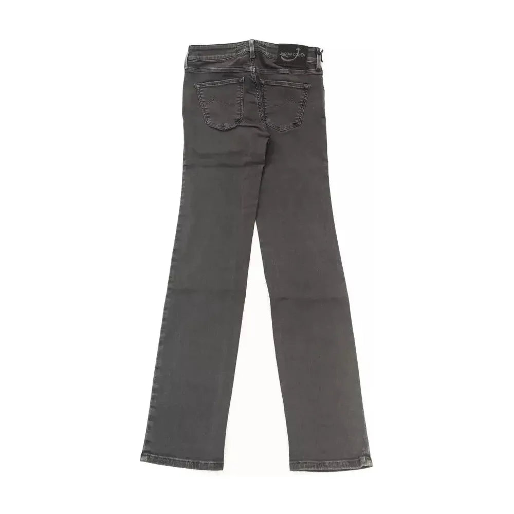 Jacob Cohen Black Cotton Women Jeans