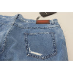 Dolce & Gabbana Blue Washed Cotton Casual Denim Jeans