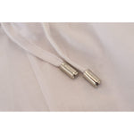 John Galliano White Cotton Logo Loose Men Pants