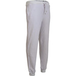 John Galliano White Cotton Logo Mens Jogger Pants