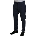 Dolce & Gabbana Blue Wool MARTINI 2 Piece Slim Fit Suit
