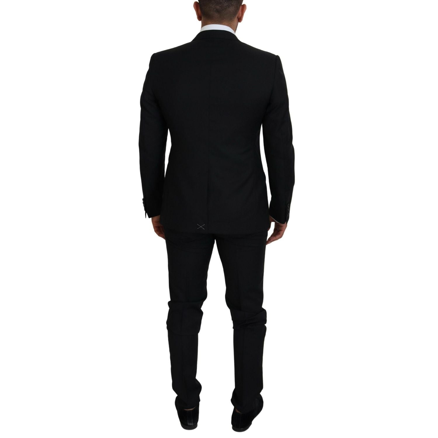 Dolce & Gabbana Black Single Breasted 2 Piece MARTINI Suit