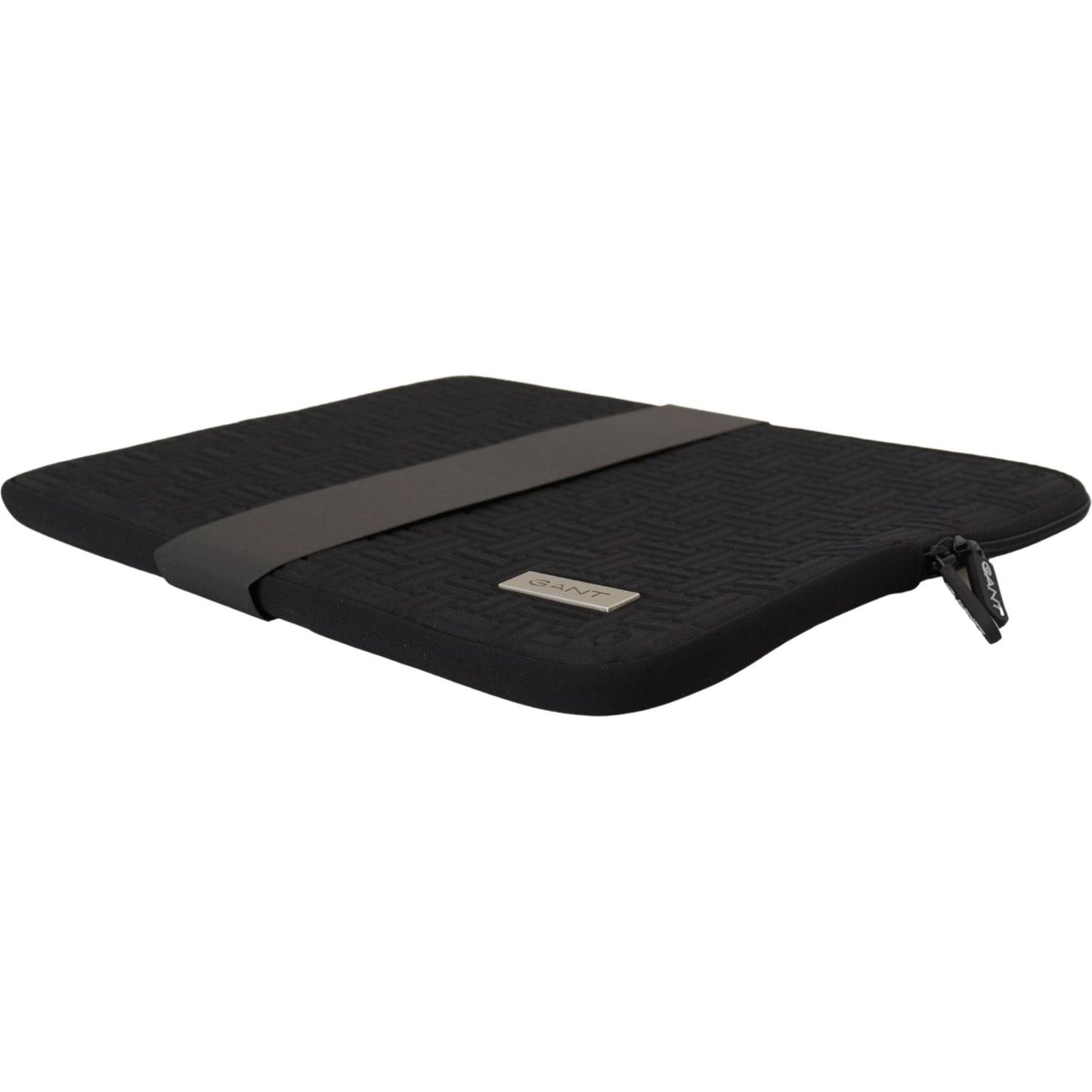 Gant Black Padded Pouch Bag Zipper Cover Sleeve Case