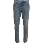 Dolce & Gabbana Blue Wash Slim Fit Cotton Denim Jeans