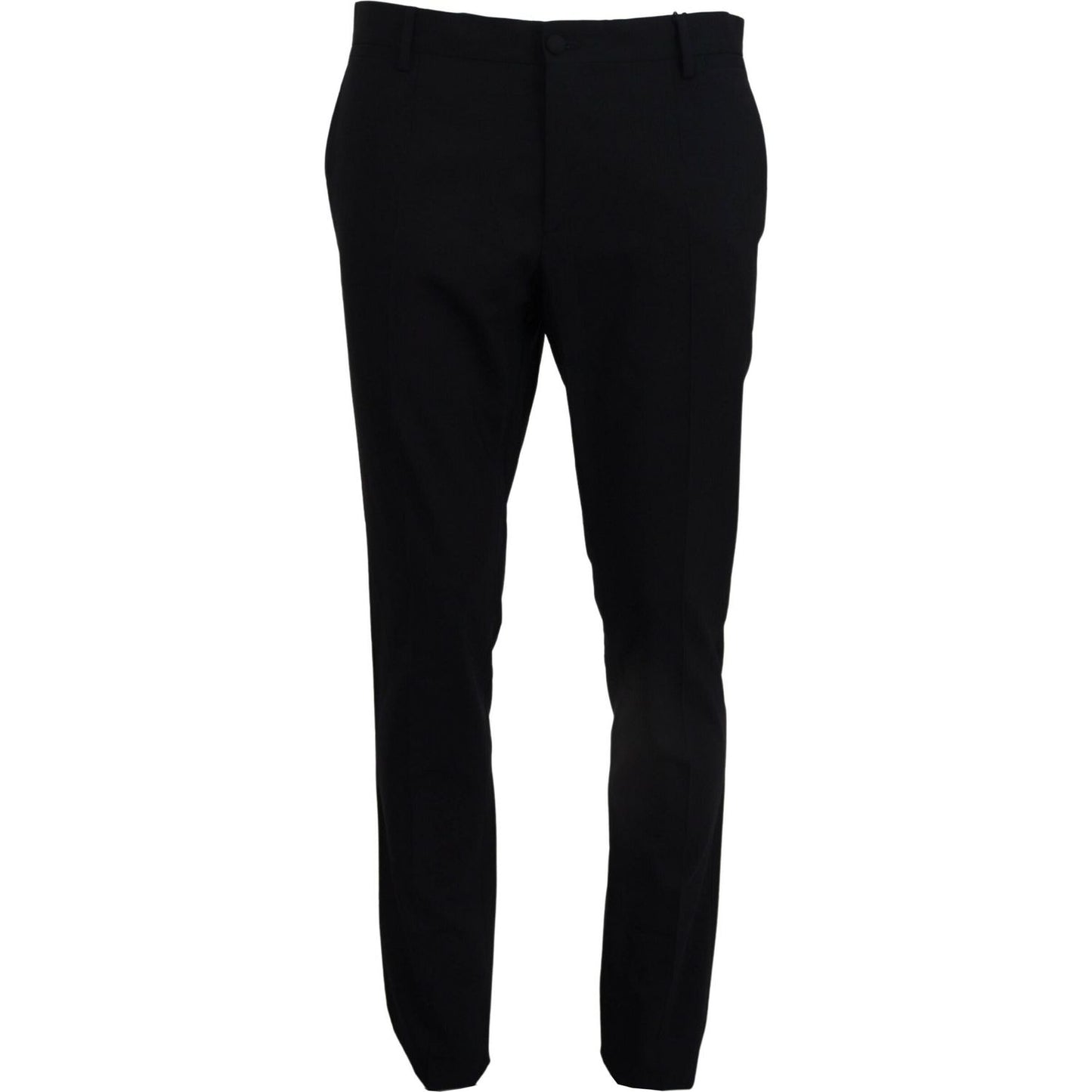 Dolce & Gabbana Blue Wool Stretch Dress Formal Slim Fit Pant