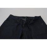 Exte Dark Blue Low Waist Straight Fit Women Denim Jeans