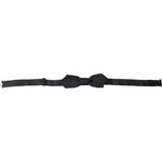 Dolce & Gabbana Black Solid Silk Adjustable Neck Papillon Bow Tie