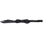 Dolce & Gabbana Dark Blue Silk Satin Adjustable Neck Men Papillon Bow Tie