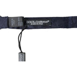 Dolce & Gabbana Blue Silk Adjustable Neck Men Papillon Bow Tie