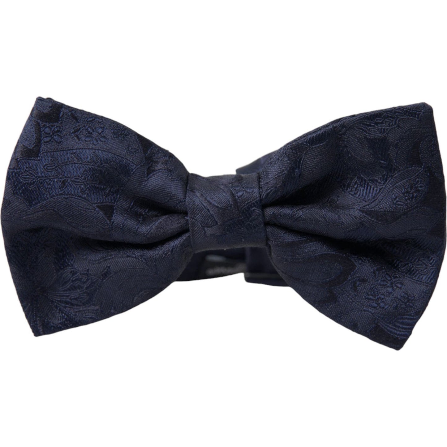 Dolce & Gabbana Blue Silk Adjustable Neck Men Papillon Bow Tie