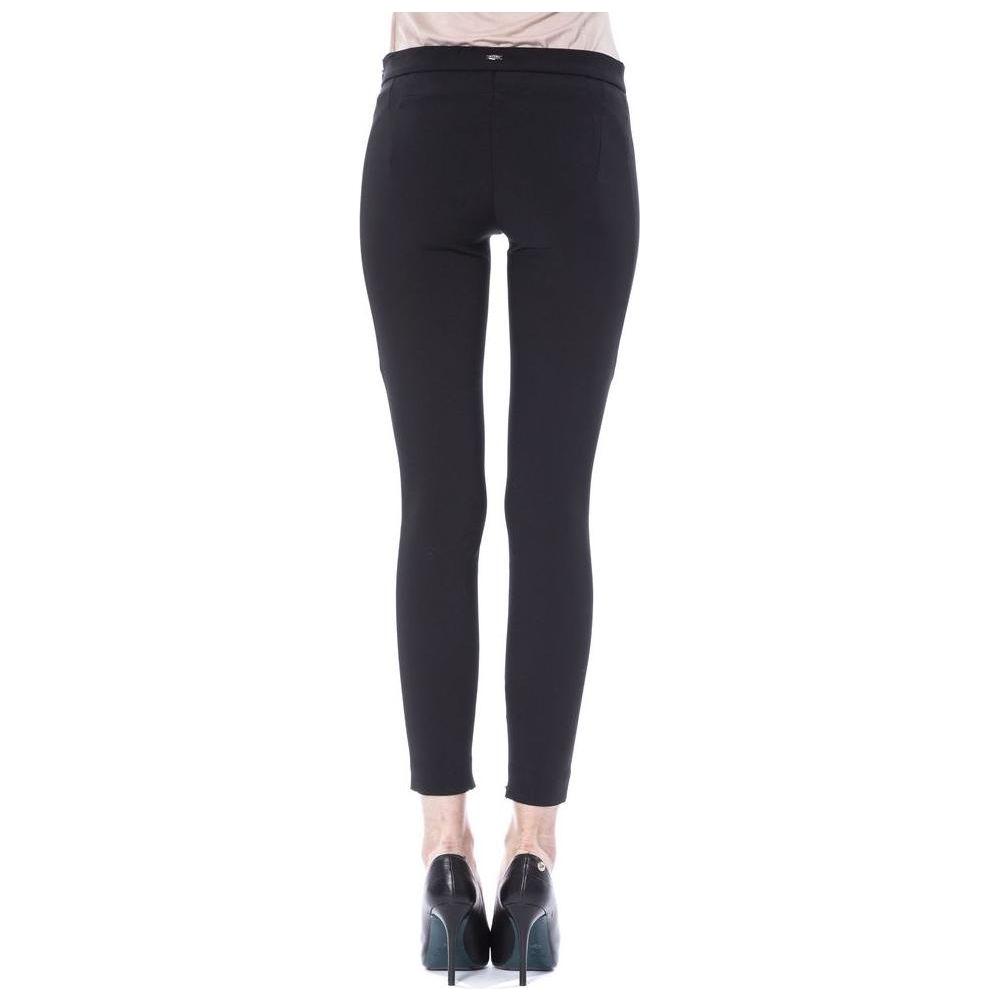 BYBLOS Black Polyester Women Skinny Pant